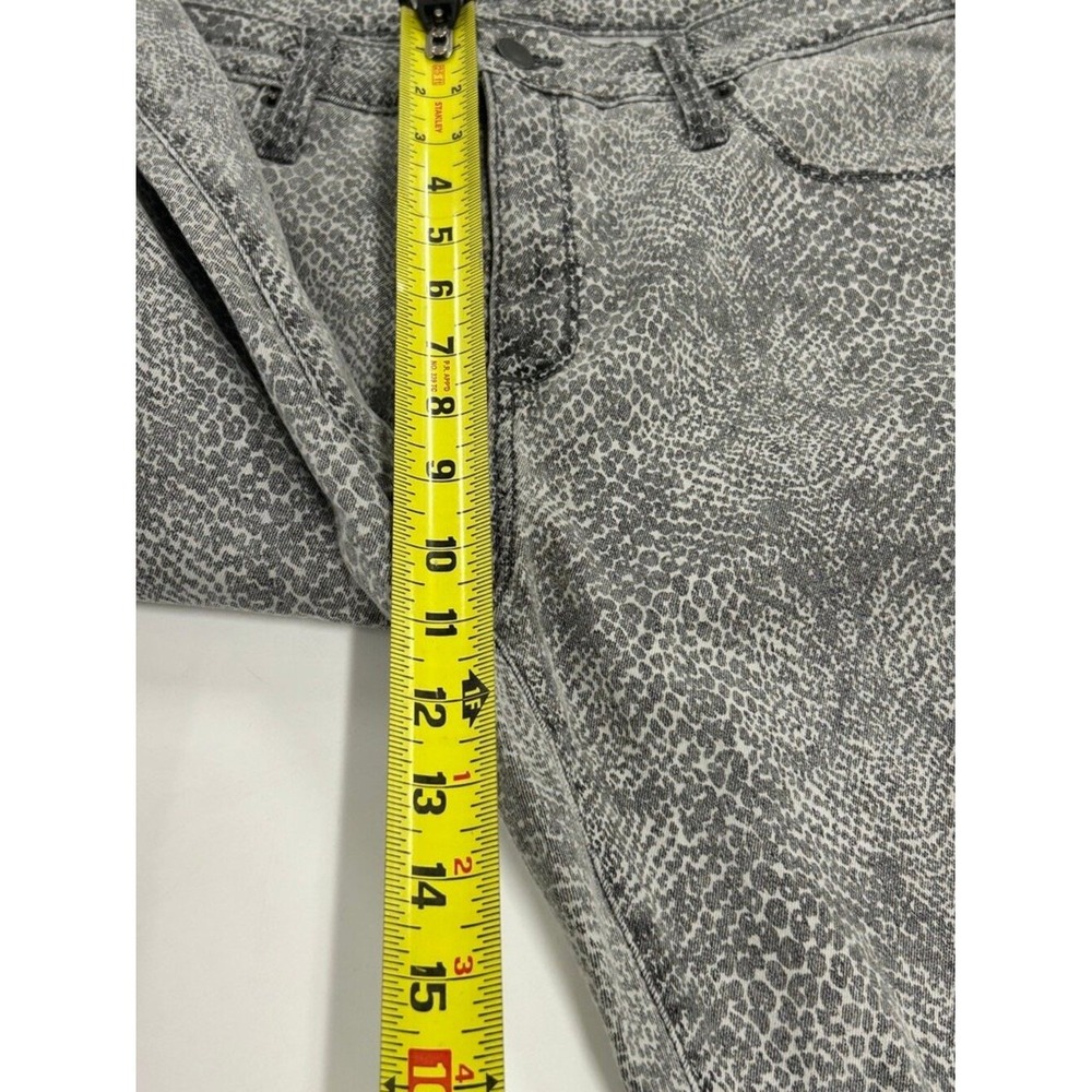UniversalThread High Rise Skinny Jeans Size 14 Gray Animal Print NWT Edgy Modern - Picture 7 of 13